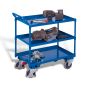 Table trolley with 3 load surfaces