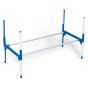 Plastic clips for shelf for tyre rack and tyre trolley