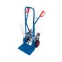 Stair-climber truck with 2 five-arm star wheels
