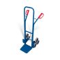 Stair-climber truck with 2 three-arm star wheels