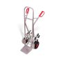 Aluminium stair-climber truck with 2 five-arm star wheels