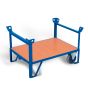 Two-wheeled platform with end walls