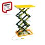 Tiger® scissors type lifiting table in triplicate and quadruplicate.
