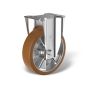 Fixed castors with wheel type PE
