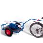 Bicycle trailer with side walls