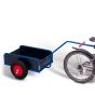 Bicycle trailer with side walls