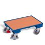 Euro system dolly with EasySTOP and board (10mm edge)
