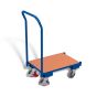 Euro system dolly with EasySTOP, pushbar and board