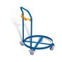 Drum dolly with pushbar
