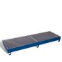Drip tray with grating for 4 drums