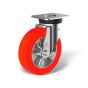 Swivel castor with wheel type TE