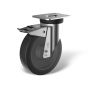 Swivel castor back stop (FSTF) with wheel type DN
