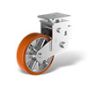 Fixed castors with wheel type PE