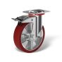 Lenkrollen mit Feststeller im Nachlauf (FSTF) mit Rad Type RE