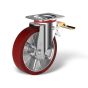 Lenkrollen mit Feststeller im Vorlauf (FSTR) mit Rad Type RE