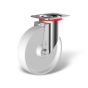Swivel castor with wheel type KN