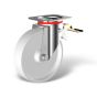 Swivel castor front stop (FSTR) with wheel type KN