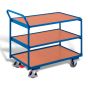 Table trolley with 3 load surfaces