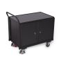 VARIOfit workshop trolley with 1 loading surface, RAL 7016