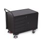 VARIOfit workshop trolley, cabinet and 4 drawers, RAL 7016