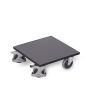 VARIOfit crate roller with base, RAL 7016