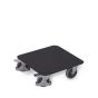 VARIOfit crate roller with checker plate, RAL 7016