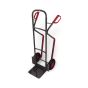 VARIOfit® Stahlrohrkarre, Kunststoffgleitkufen, RAL 7016