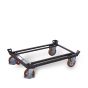 VARIOfit pallet chassis, PU tires, RAL 7016