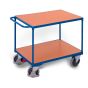 Heavy-duty table trolley with 2 load surfaces