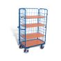 Shelf trolley - high, 3 walls and 4 loading boards