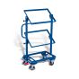 Small order-picking trolley, tiltable
