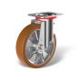 Swivel castor with wheel type PE