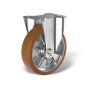 Fixed castors with wheel type PE