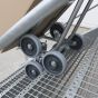 VARIOfit® Aluminium-Treppenrodel mit 2 dreiarmigen Radsternen