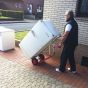 VARIOfit® Stahlrohrrodel mit abklappbarer Schaufel