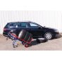 Tyre truck with telescopic extension