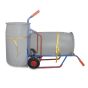 Drum truck for plastic drums