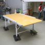 Conveyor belts with shaft-mounted gear type MBA 45, aluminium profile