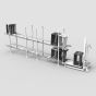 Mini heavy duty roller rails