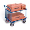 Table trolley with pushbar