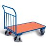 Pushbar trolley with vertical tubes