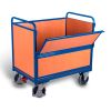 Box trolley with board panels