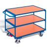 Table trolley with 3 load surfaces