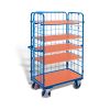 Shelf trolley, high with 3 walls and 5 loading areas