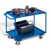 Table trolley with 2 load surfaces