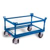 Steel-frame dolly with 2 angle-steel frames