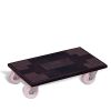 Dolly with plastic swivel castors