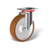 Swivel castor with wheel type PK