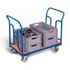 Double-end pushbar trolley with bended tubes
