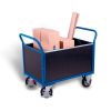 Four-sided trolley with screen printing plate